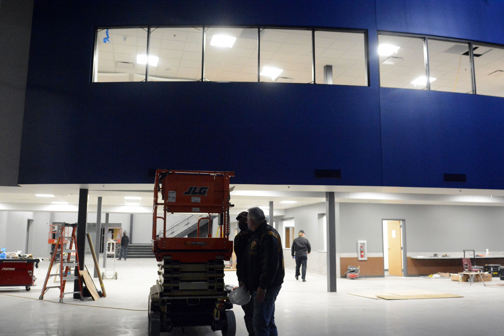 Tour of Jack Young Middle School construction, Dec. 7